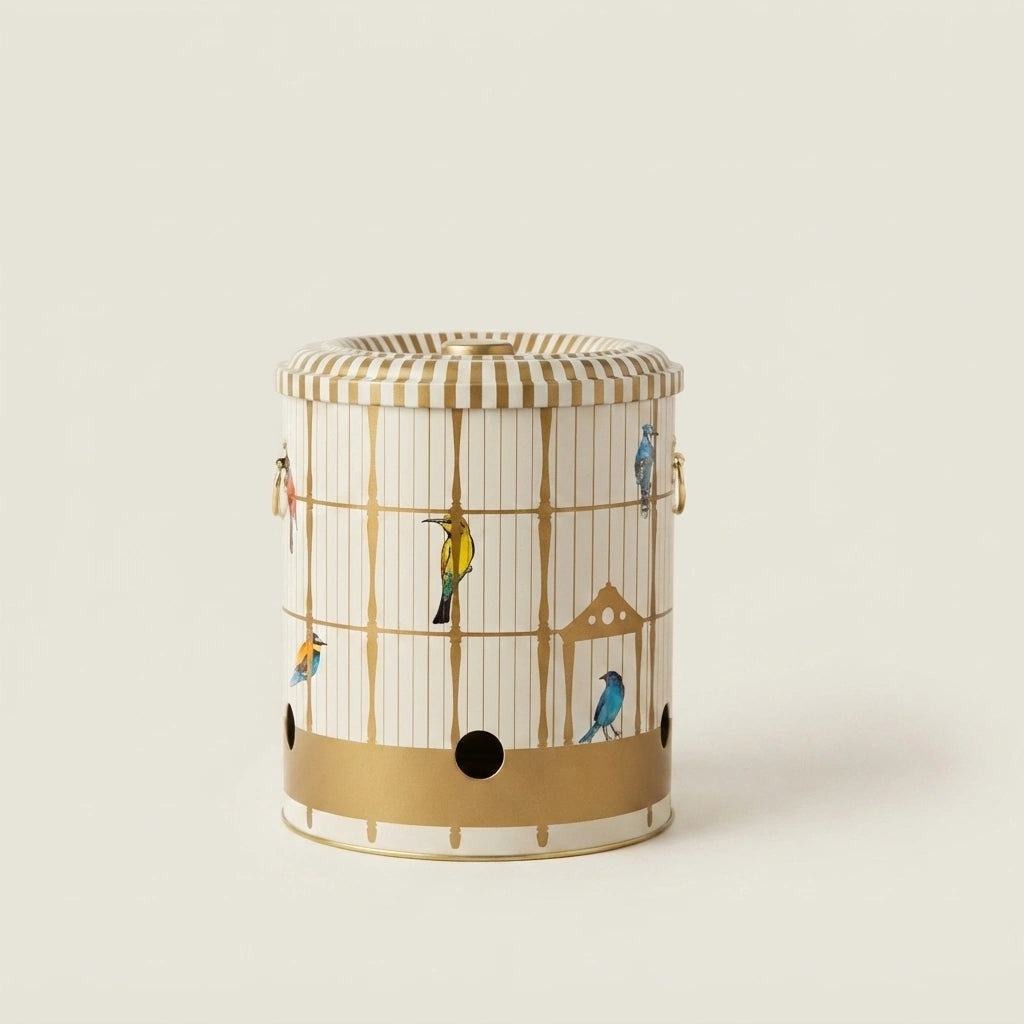 Maria Roma Bird Cage Metal Vegetable Storage Bin, 9 L