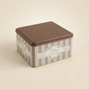 Maria Roma Elegance Square Metal Coffee Storage Tin, 3.7 L