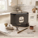 Maria Roma Trellis Bakery Metal Bread Box, 10.4 L