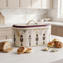Maria Roma Feel Moods Happy Metal Bread Box, 7 L