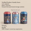 Maria Roma Tales Round Metal Storage Tin Set of 3