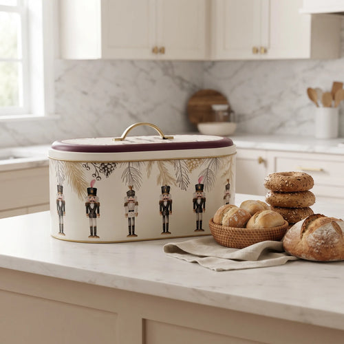 Maria Roma Feel Moods Happy Metal Bread Box, 7 L