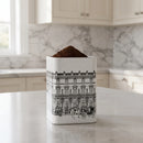 Maria Roma City Square Metal Coffee Storage Tin, 1.7 L