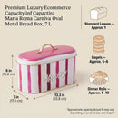 Maria Roma Aura Happy Metal Bread Box, 7 L