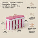 Maria Roma Aura Happy Metal Bread Box, 7 L