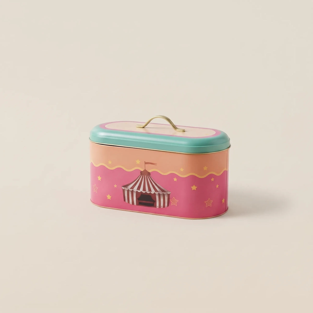 Maria Roma Spring Metal Bread Box, 7 L