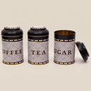 Maria Roma Mosaic Round Metal Storage Tin Set of 3