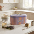 Maria Roma Golden March Metal Bread Box, 7 L
