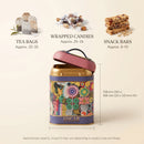 Maria Roma Sunflower Square Metal Sugar Storage Tin, 1.4 L