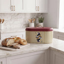 Maria Roma Her Lines Metal Bread Box, 7 L