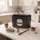 Maria Roma Trellis Bakery Metal Bread Box, 10.4 L