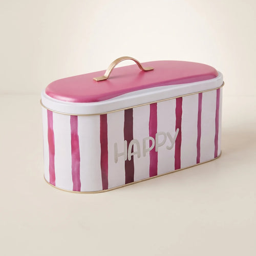 Maria Roma Aura Happy Metal Bread Box, 7 L