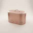 Maria Roma Bakery Rose Gold Metal Bread Box, 10.4 L