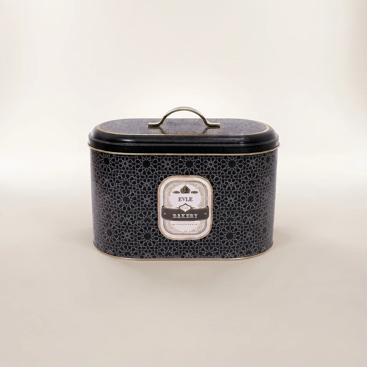 Maria Roma Trellis Bakery Metal Bread Box, 10.4 L