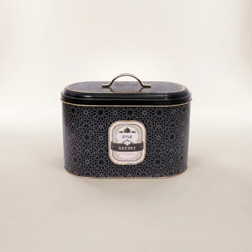 Maria Roma Trellis Bakery Metal Bread Box, 10.4 L