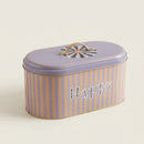 Maria Roma Golden March Metal Bread Box, 7 L