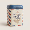 Maria Roma Post Sweet Square Metal Storage Tin, 1.4 L