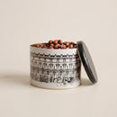 Maria Roma City Oval Metal Storage Tin, 1.4 L