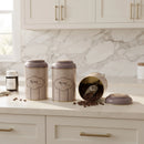 Maria Roma Retro Round Metal Storage Tin Set of 3