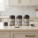 Maria Roma Mosaic Round Metal Storage Tin Set of 3