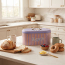 Maria Roma Golden March Metal Bread Box, 7 L