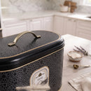 Maria Roma Trellis Bakery Metal Bread Box, 10.4 L