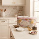 Maria Roma Decorative Metal Storage Tin, 5.5 L