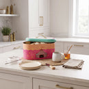 Maria Roma Spring Metal Bread Box, 7 L